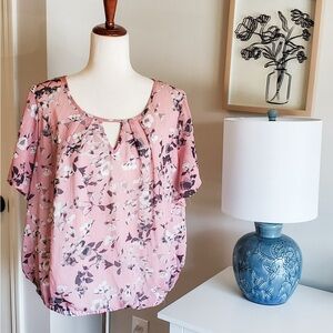 Floral Pink Women's Top